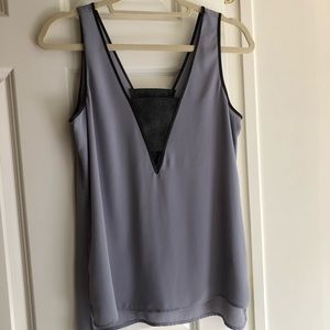 Express sleeveless Grey blouse